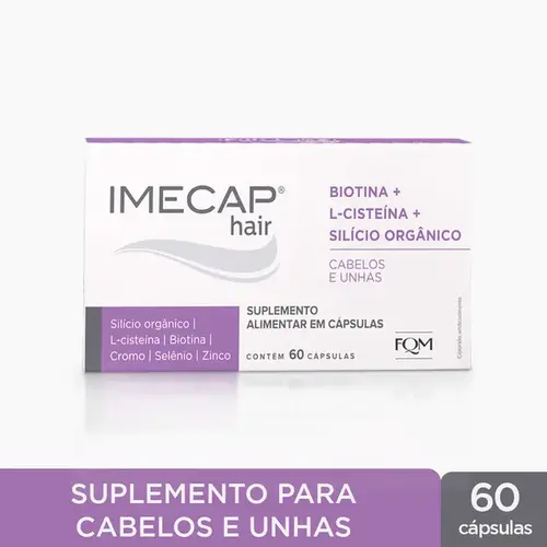 Imecap Hair Silício Orgânico 60 Cápsulas