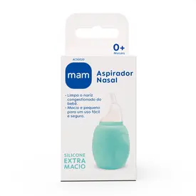 Aspirador Nasal MAM para Bebês com Silicone Extra Macio