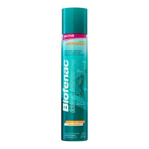 Biofenac - Diclofenaco Dietilamônio 11,6mg/g Aerosol com 60g