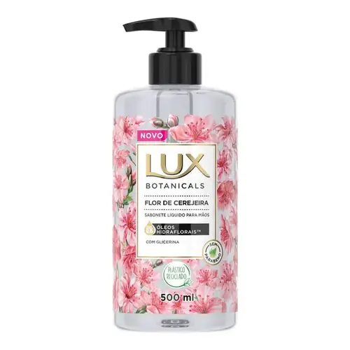 Sabonete Líquido para Mãos Lux Botanicals Flor de Cerejeira 500ml