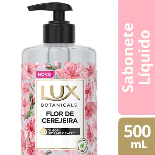 Sabonete Líquido para Mãos Lux Botanicals Flor de Cerejeira 500ml