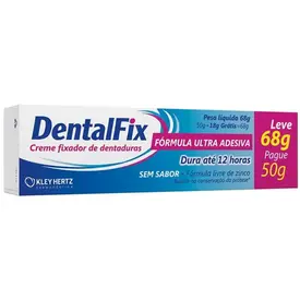 Creme Fixador de Dentadura DentalFix Sem Sabor 68g