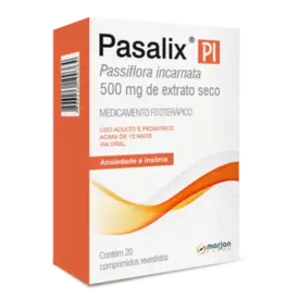 Pasalix PI 500mg 20 Comprimidos
