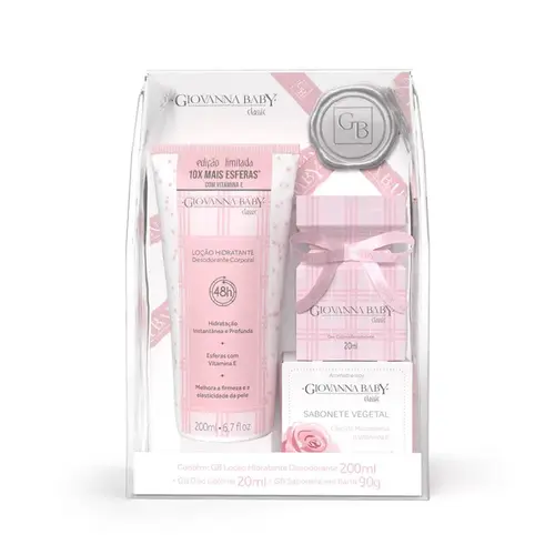 Kit Giovanna Baby Classic - Loção + Colônia + Sabonete