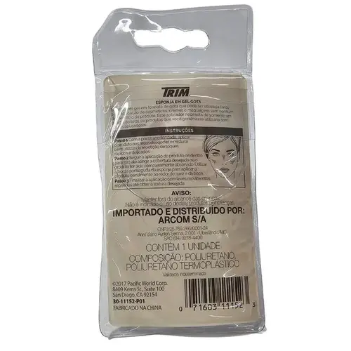 Esponja de Maquiagem em Gel Formato Gota Trim