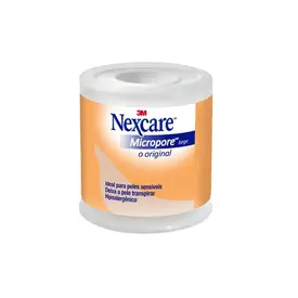 Fita Micropore Nexcare Original Bege 50mm x 4,5m - 1 Unidade