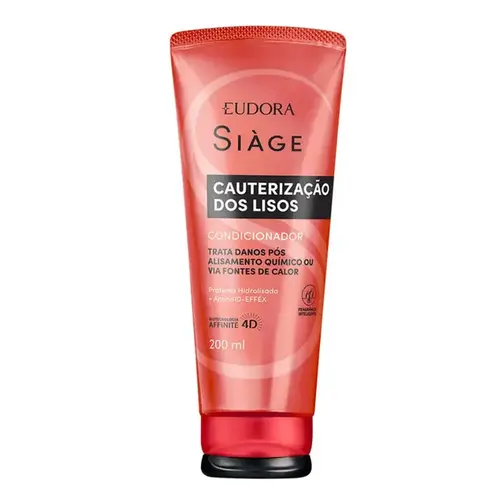 Condicionador Eudora Siàge Cauterização Dos Fios 4D 200ml