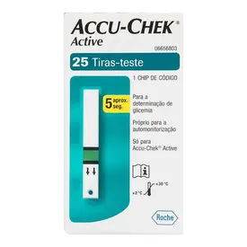 Tiras de Glicemia Accu-Chek Active 25 Unidades