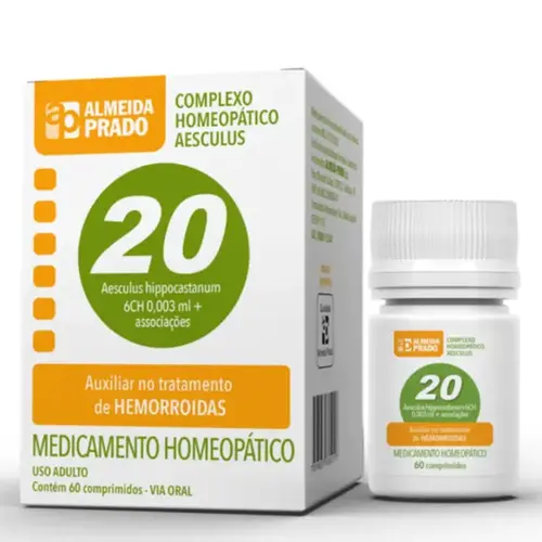 Complexo Homeopático Almeida Prado Nº 20 - 60 Comprimidos
