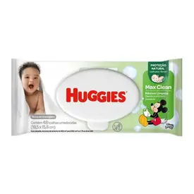 Lenço Umedecido Huggies Max Clean 48 Unidades