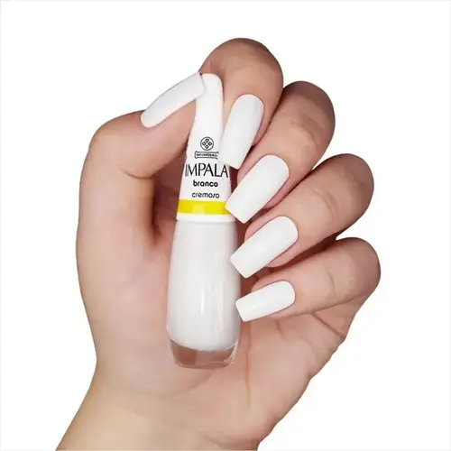 Esmalte Impala Cremoso A Cor da Sua Moda Branco 7,5ml