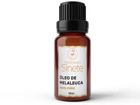 Óleo Essencial de Melaleuca 100% Puro 10ml - Manipulação Sinete
