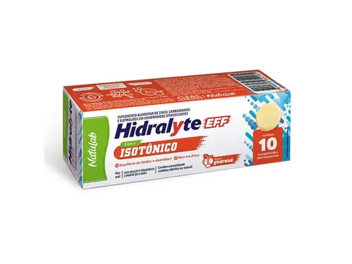 Hidralyte EFF Sabor Guaraná 10 Comprimidos