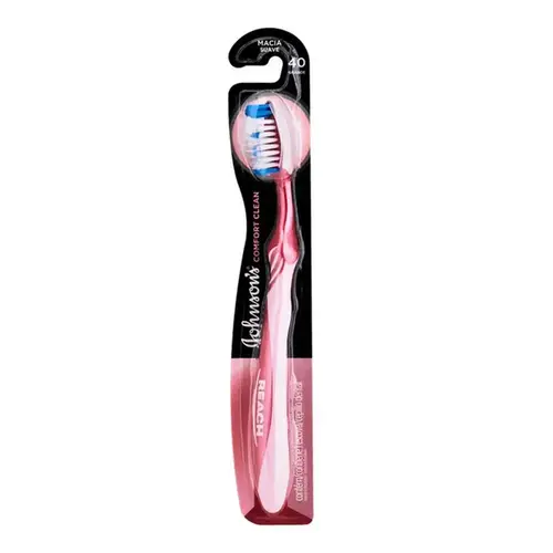 Escova de Dente Johnson's Reach Confort Clean Macia 40 Grande 1 Unidade