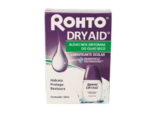 Rohto Dry Aid Lubrificante Oftálmico Estéril 10ml
