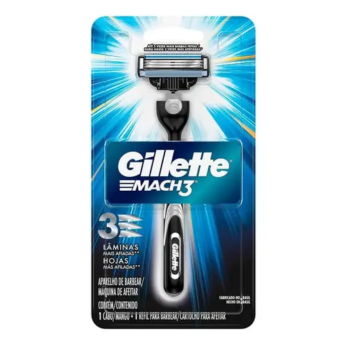Aparelho de Barbear Gillette Mach3 1 Unidade