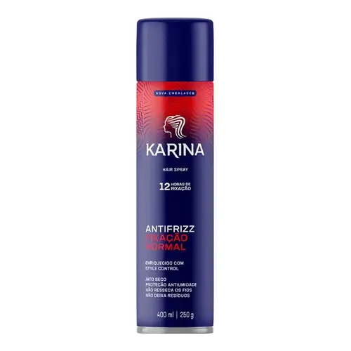 Hair Spray Karina Versatilidade & Vitalidade Fixação Normal 400ml