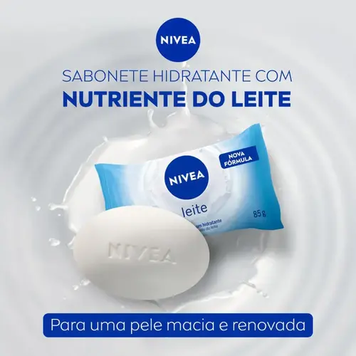 Sabonete em Barra Nivea Leite 85g