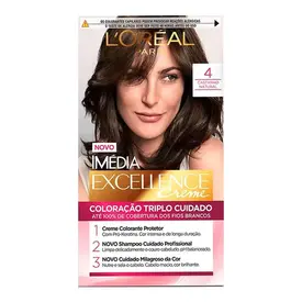 Tintura de Cabelo Imédia Excellence Creme 4 Castanho Natural L'Oréal Paris 1 Unidade