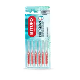 Escova InterDental Bitufo Interclean Extrafina Cilíndrica 6 Unidades