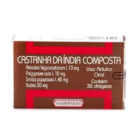 Castanha da Índia Composta Makrofarma 30 Drágeas