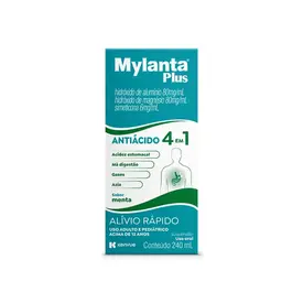 Mylanta Plus Sabor Menta 240ml Suspensão Oral