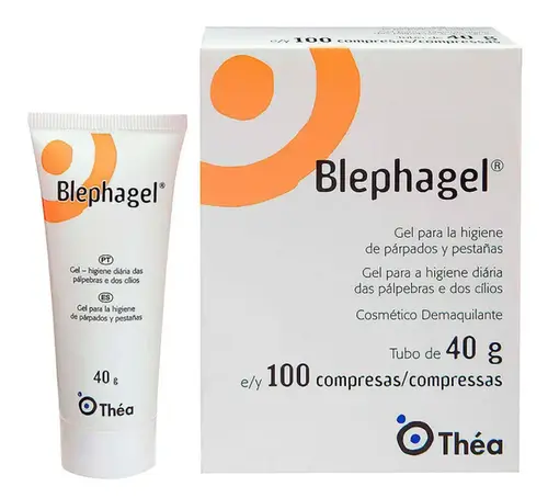 Gel para Higiene Diária das Pálpebras e Pestanas Blephagel 40g