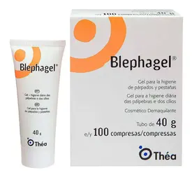 Gel para Higiene Diária das Pálpebras e Pestanas Blephagel 40g