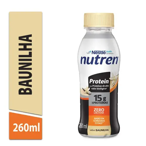 Nutren Protein 15g de Proteínas - Sabor Baunilha 260ml