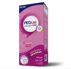 Peg-Lax Macrogol 4000 0,5g/ml Solução Oral 250ml