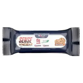 Barra de proteína Sense Whey Bar Absolut Nutrition Sabor Cookies 15g de Proteína Adoçado com Stevia 45g
