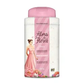 Talco Perfumado Alma De Flores Jasmim 100g