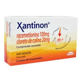 Xantinon 100mg + 20mg 30 Comprimidos