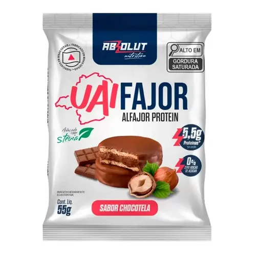 Alfajor Protein Absolut 55G Sabor Chocotela