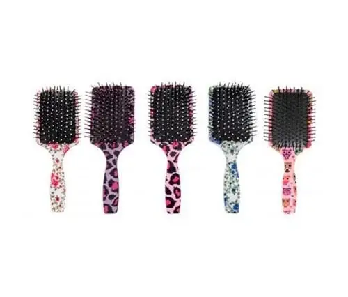 Escova de Cabelo Bela Collection - Quadrada Estampada - 1 Unidade