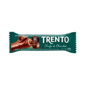 Chocolate Wafer Trento Trufa de Chocolate 38% Cacau 29g
