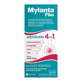 Mylanta Plus - Sabor Morango - 240ml