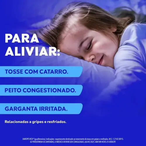 Xarope Vick Expectorante Pediátrico 120ml