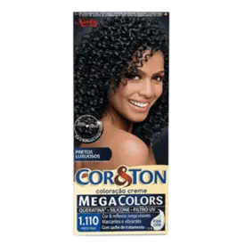 Tintura de Cabelo Cor&Ton 1.110 Preto Onix 1 Unidade