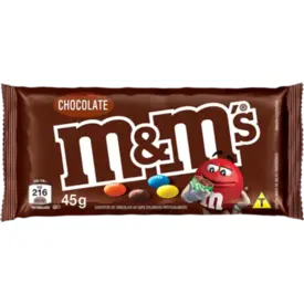 Confeito de Chocolate M&M's Ao Leite 45g