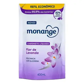 Sabonete Líquido Monange Lavanda Refil 400ml