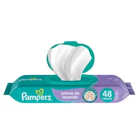 Lenço Umedecido Pampers Lavanda 48 Unidades