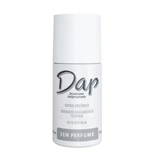 Desodorante Dap sem Perfume Roll On Unissex 55ml