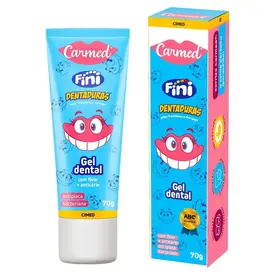 Gel Dental com Flúor Carmed Fini Dentaduras 70g