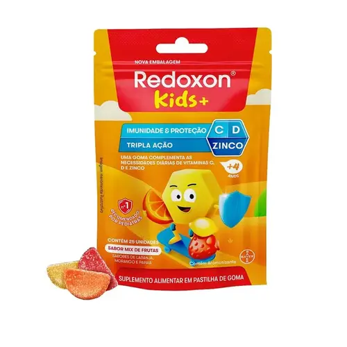 Suplemento Vitamínico Infantil Redoxitos Mix de Frutas 25 Gomas