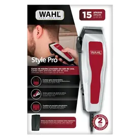 Maquina de Cortar Cabelo Wahl Style Pro 127V Vermelha