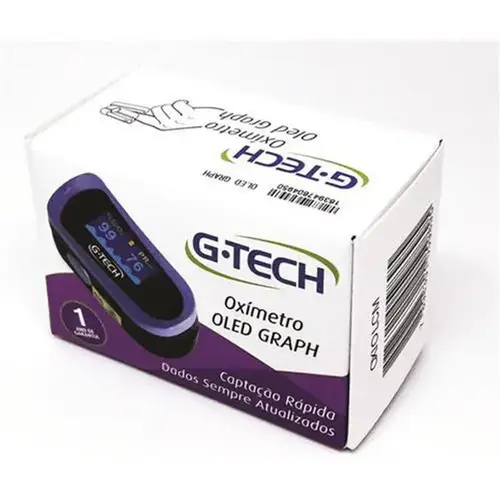 Oxímetro de Pulso Portátil G-Tech Modelo Oled Graph