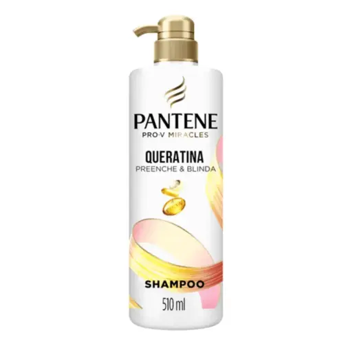 Shampoo Pantene Queratina Preenche & Blinda 510ml