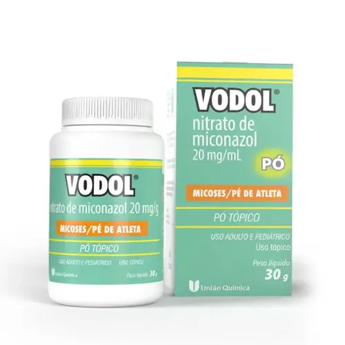 Vodol 20mg/ml Pó Tópico 30g - União Química