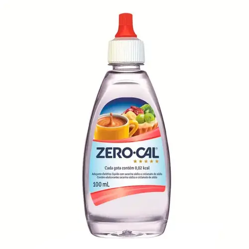 Adoçante Líquido Zero-Cal Sacarina 100ml